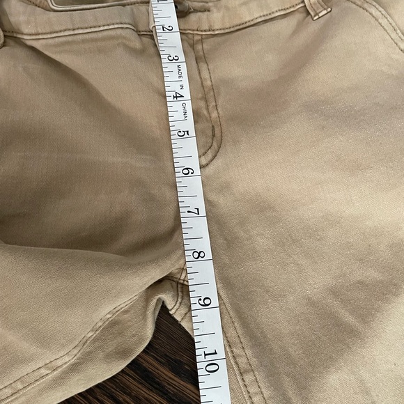 Free People tan trousers with black patches size 4 - Picture 6 of 6